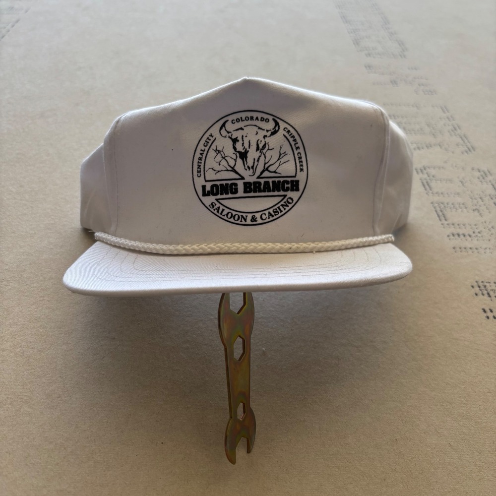 Vintage 90s Rope lined Brim Yupoong Long Branch Saloon & Casino Hat